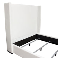 Contemporary White Linen Bedframe