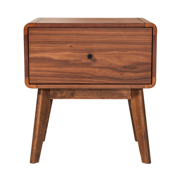 Mid-Century Walnut Nightstand