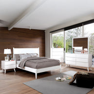 Mid-Century Style 5 PC Bedroom Set