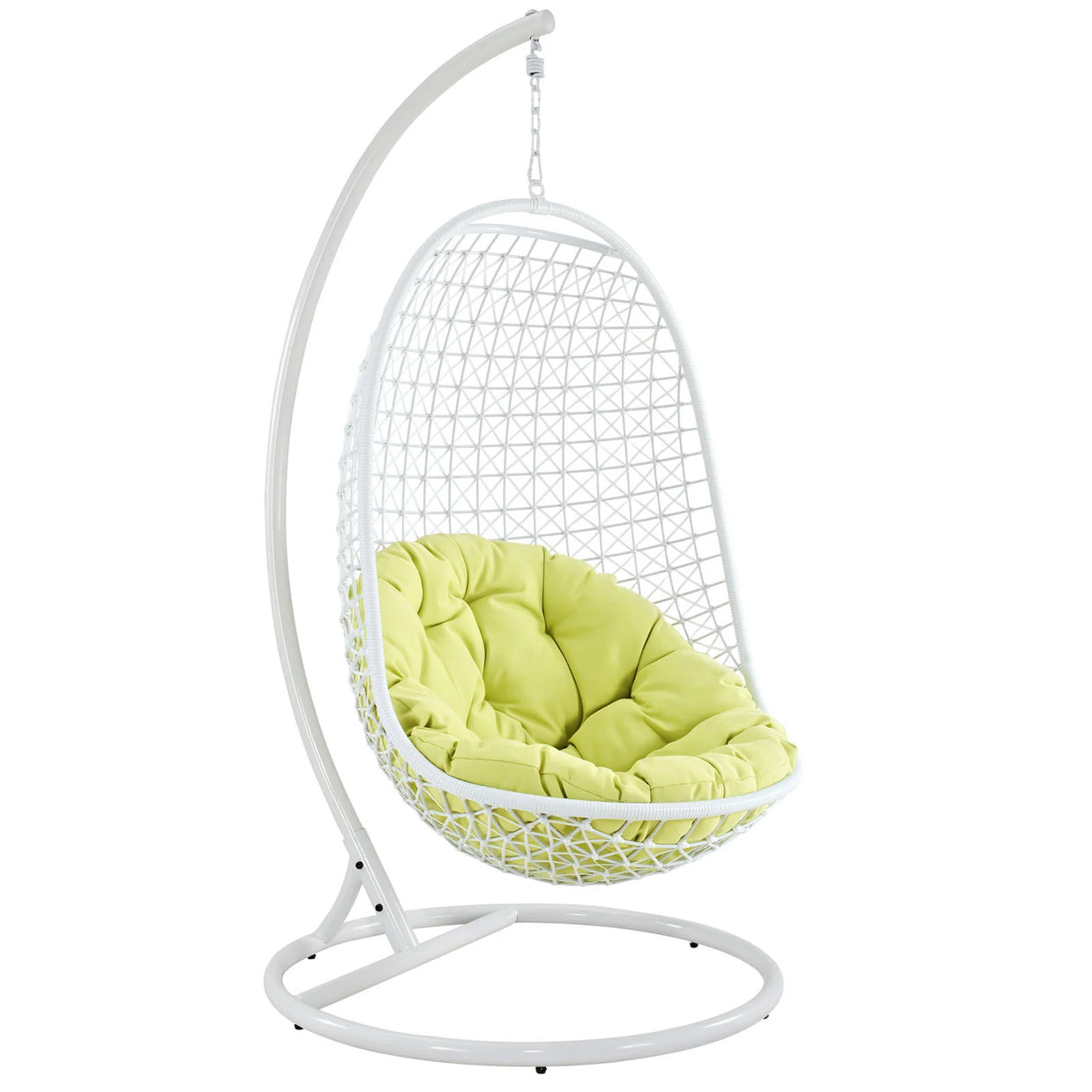 White Outdoor Swing Chair