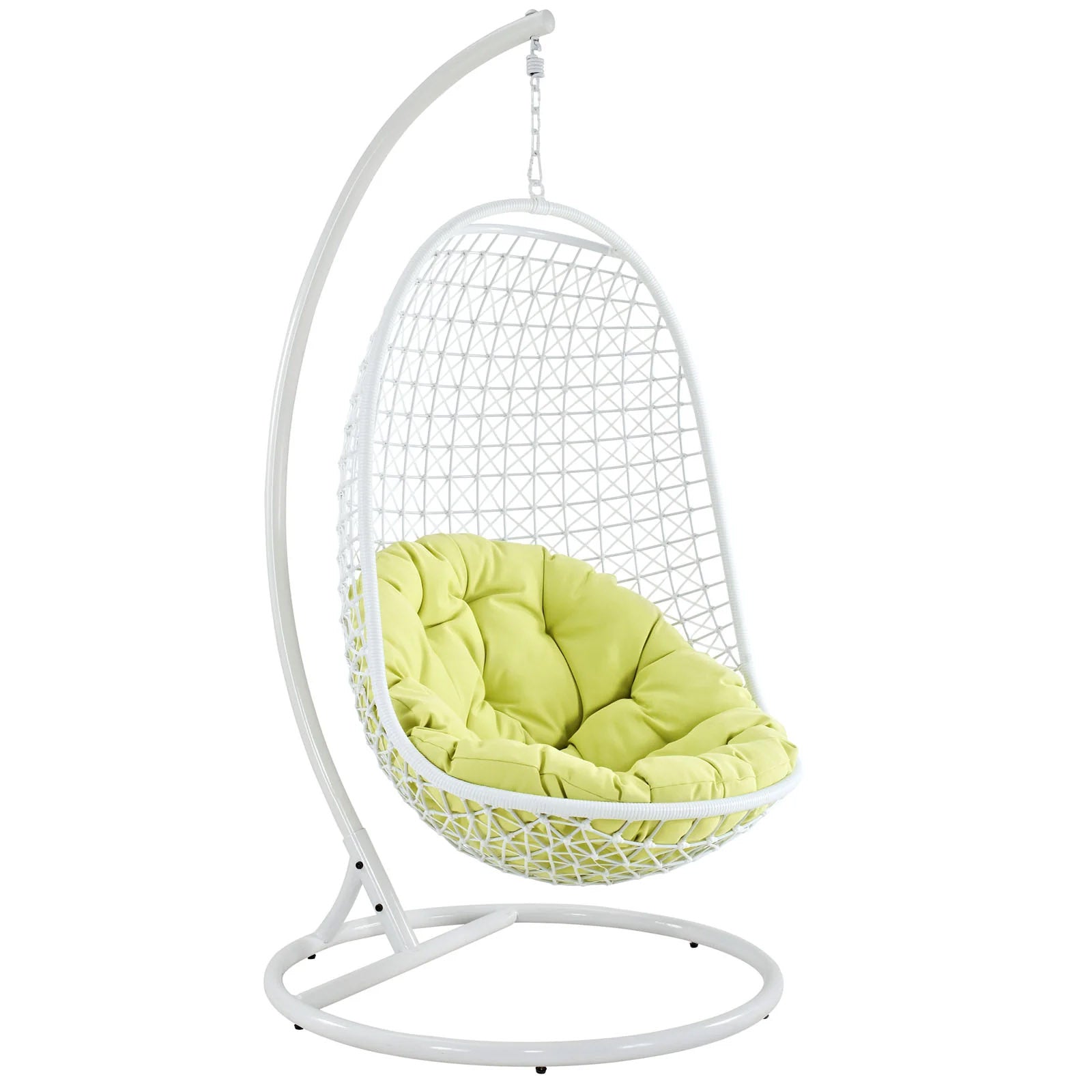 White Outdoor Swing Chair