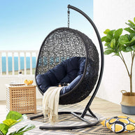 Rattan Swing Lounge Chair