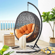 Rattan Swing Lounge Chair