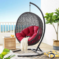 Rattan Swing Lounge Chair
