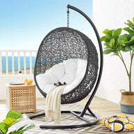 Rattan Swing Lounge Chair