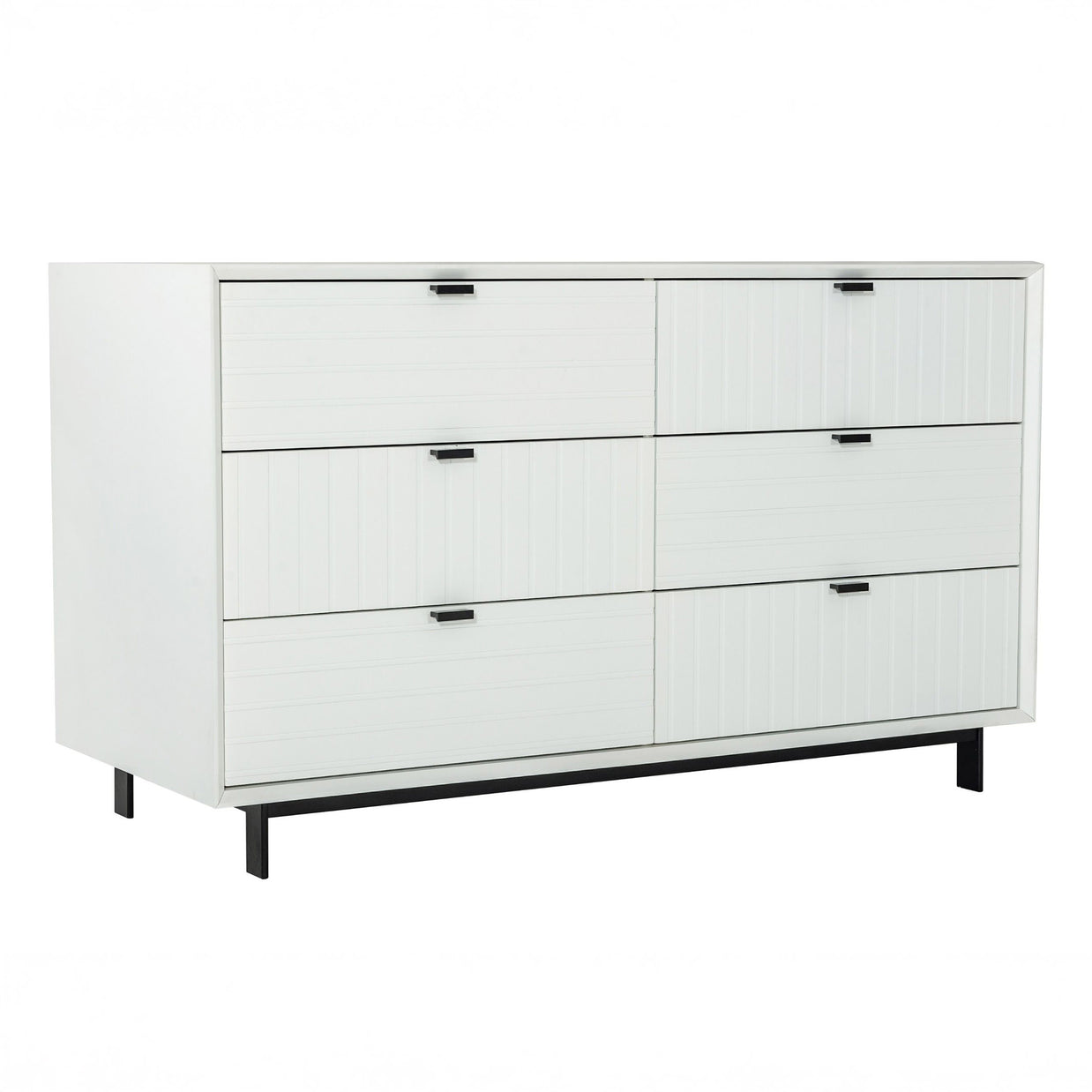 Contemporary White matte Dresser
