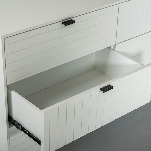 Contemporary White Matte Dresser