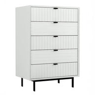 Contemporary White matte Chest of Drawers