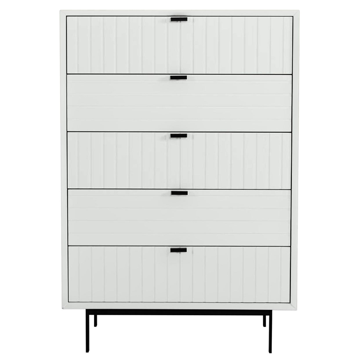Contemporary White matte Chest of Drawers