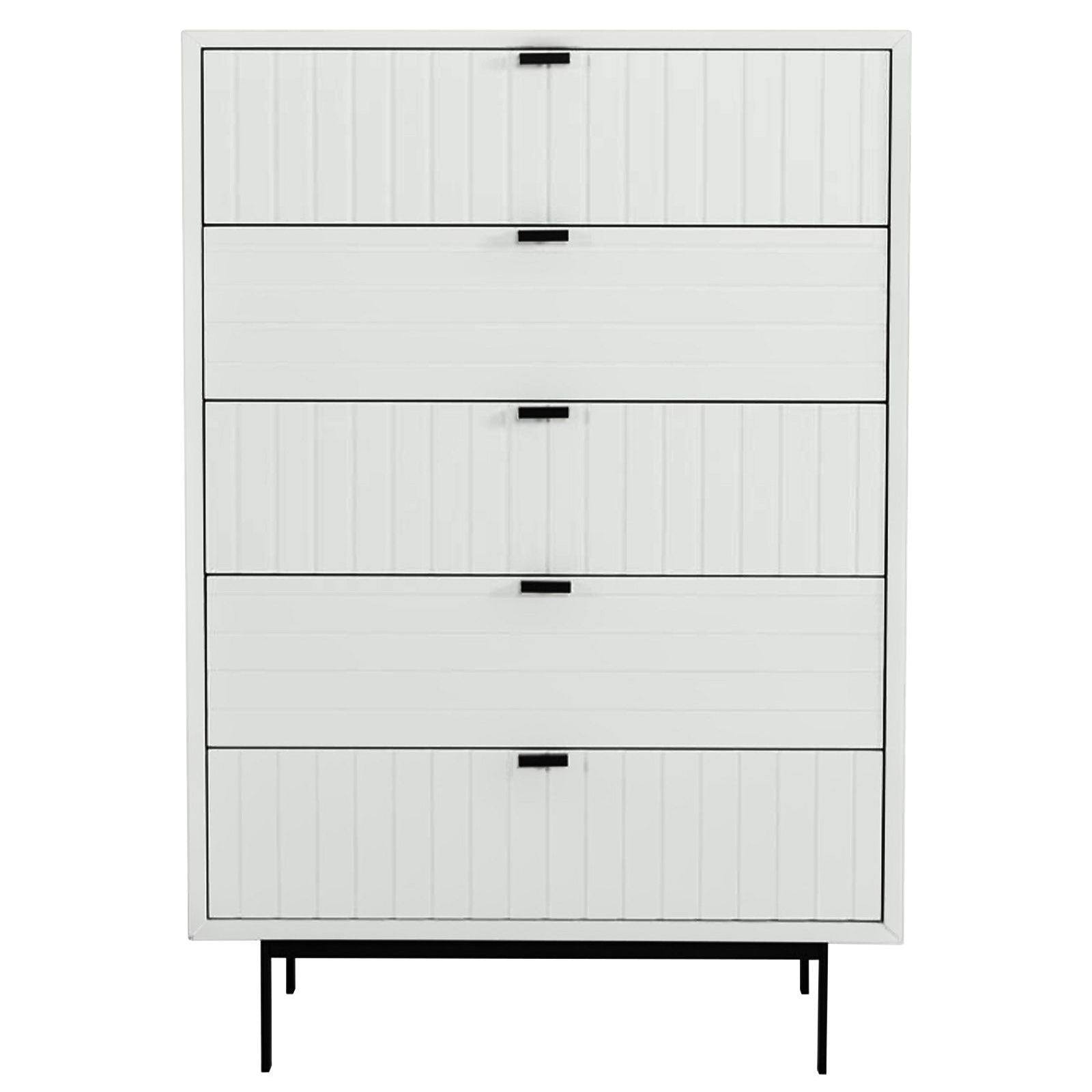 Contemporary White matte Chest of Drawers