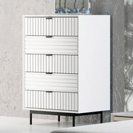 Contemporary White matte Chest of Drawers