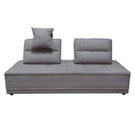 Tufted Gray Lounger