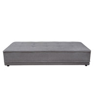 Tufted Gray Lounger