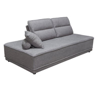 Tufted Gray Lounger