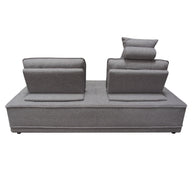 Tufted Gray Lounger