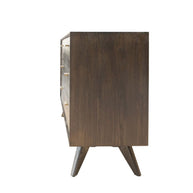 Dark Oak Mid-Century Dresser