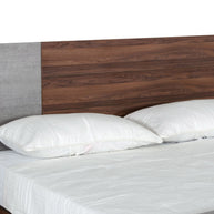 Faux Concrete Mid-Century Bed frame