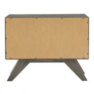 Gray Mid-Century Nightstand