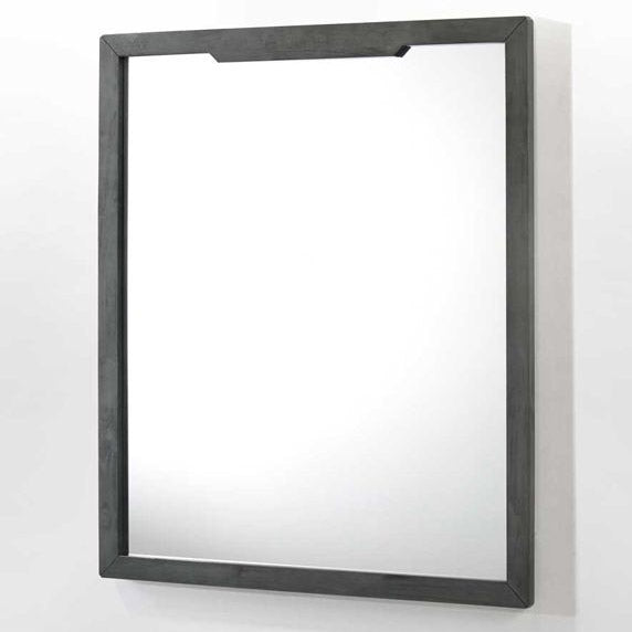 Gray Mid-Century Dresser Mirror