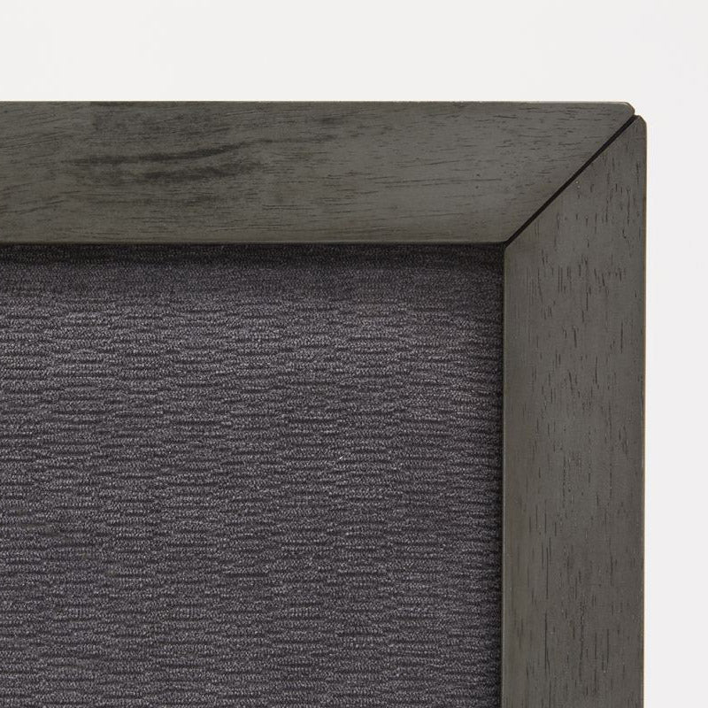 Gray Mid-Century Bed Frame