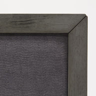Gray Mid-Century Bed Frame