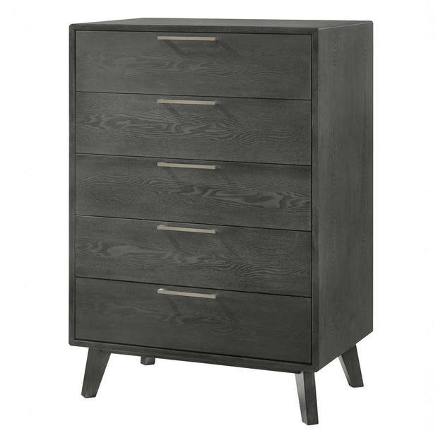 Gray Mid-Century Chest of Drawers