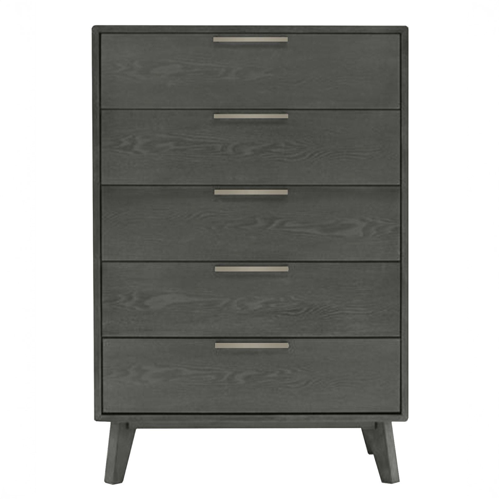 Gray Mid-Century Chest of Drawers
