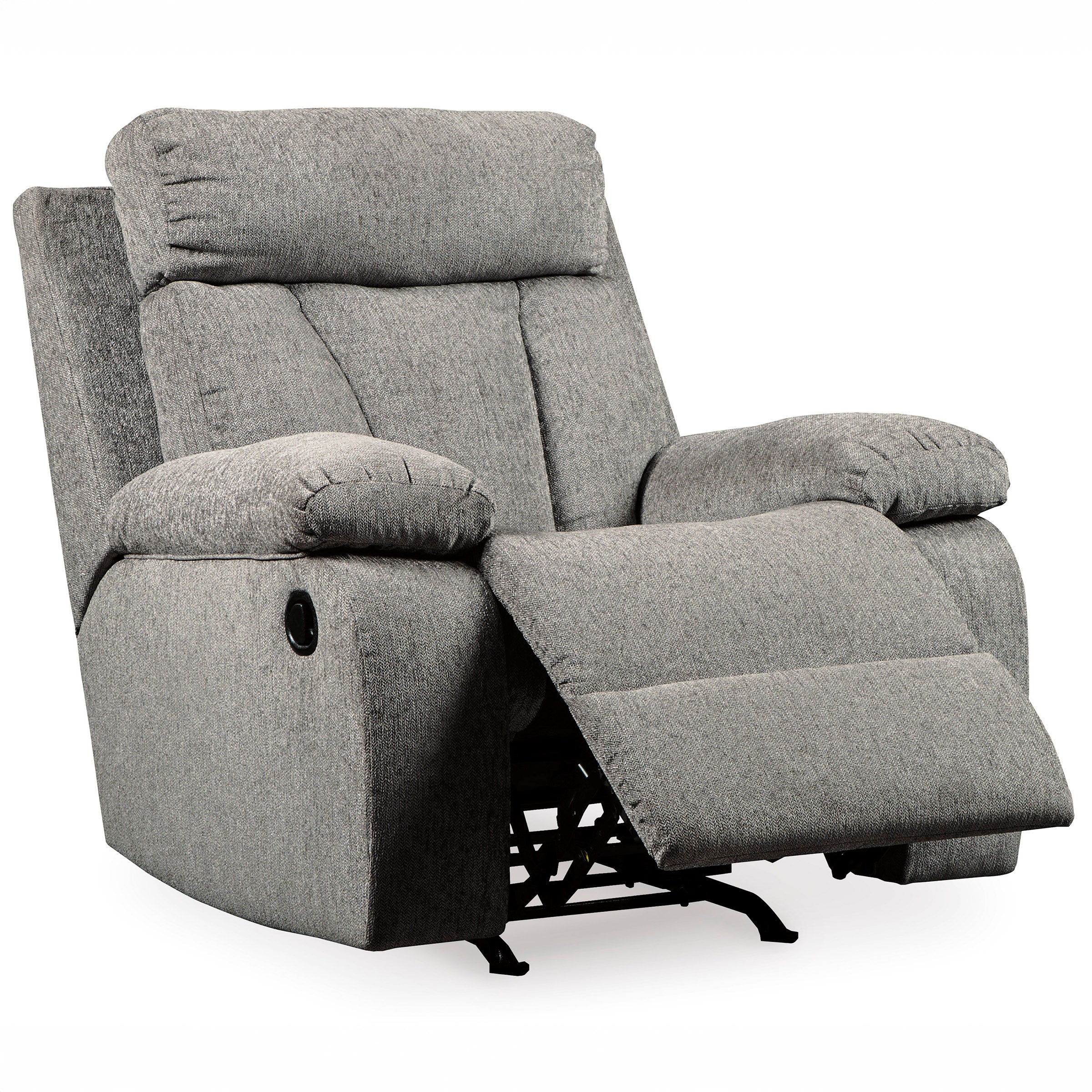 Grey Oversized Rocker Recliners Modern Gray Rocker Recliner – Caravana Furniture Shop