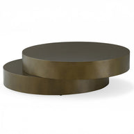 Round Bronze Coffee Table