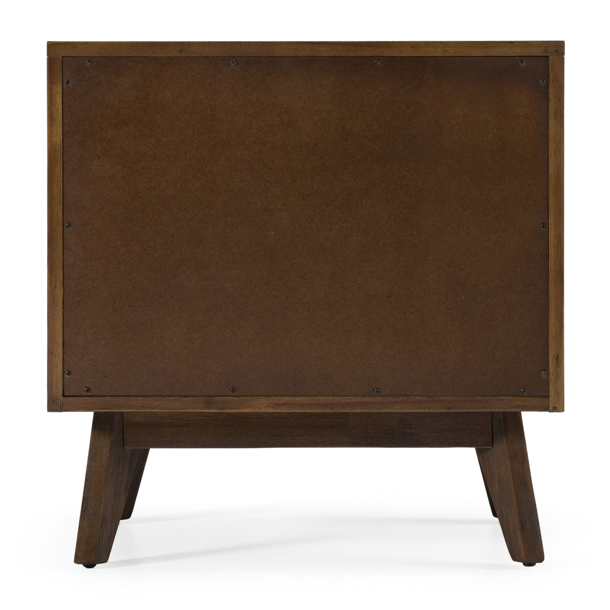 Mid-Century Dark Acacia Nightstand