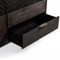 Mid-Century Dark Acacia Dresser