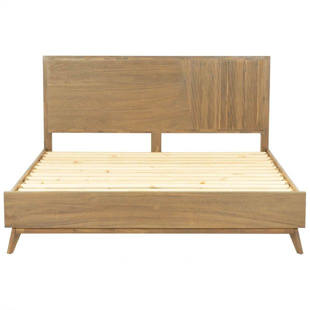Contemporary Natural Mid-Century Bedframe