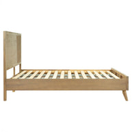 Contemporary Natural Mid-Century Bedframe