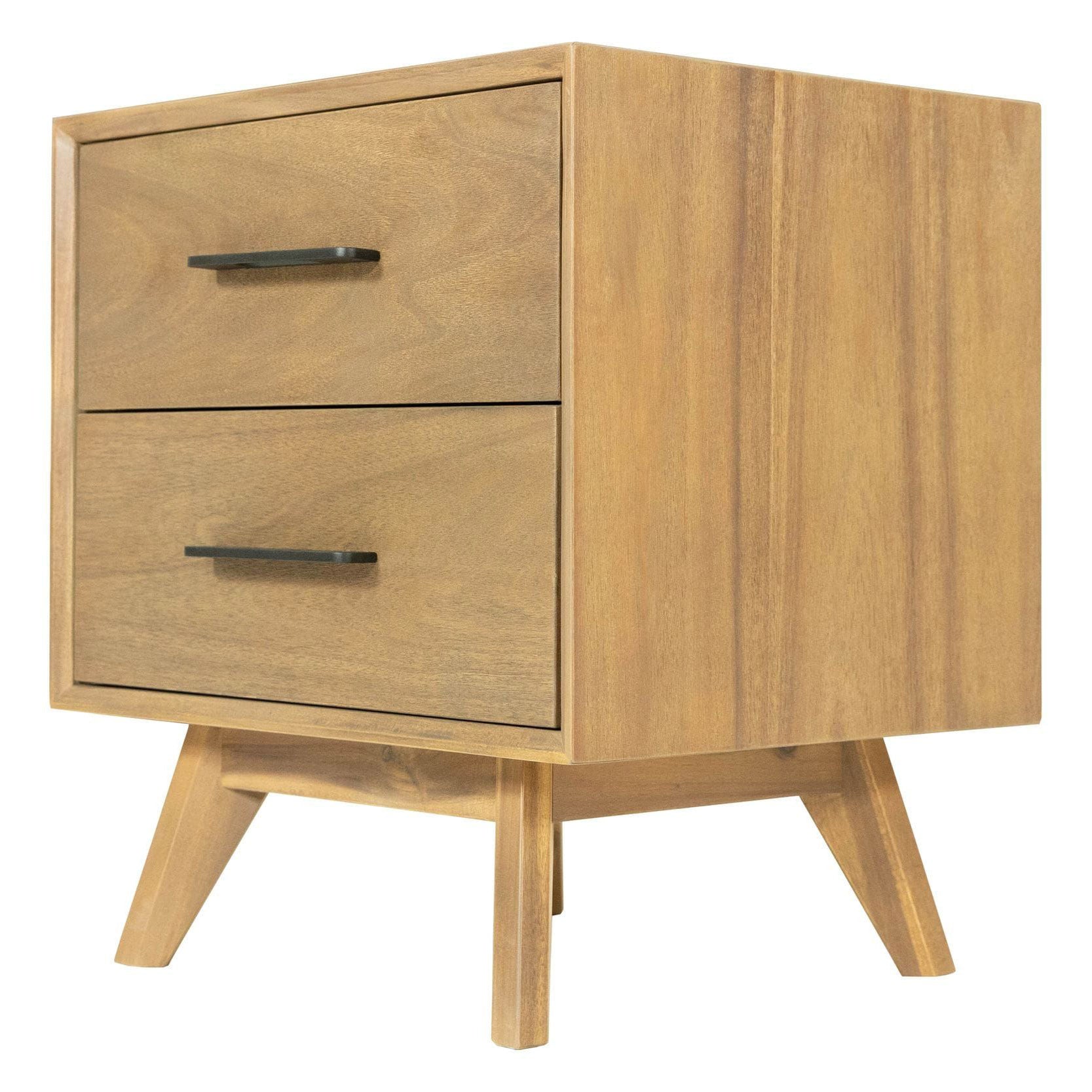 Contemporary Natural Mid-Century Nightstand