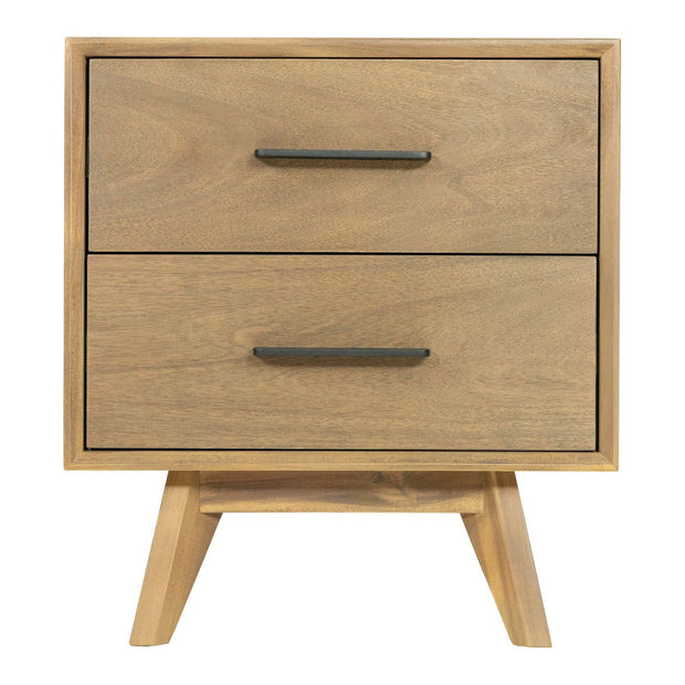 Contemporary Natural Mid-Century Nightstand