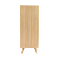 Contemporary Natural Mid-Century Chest of Drawers