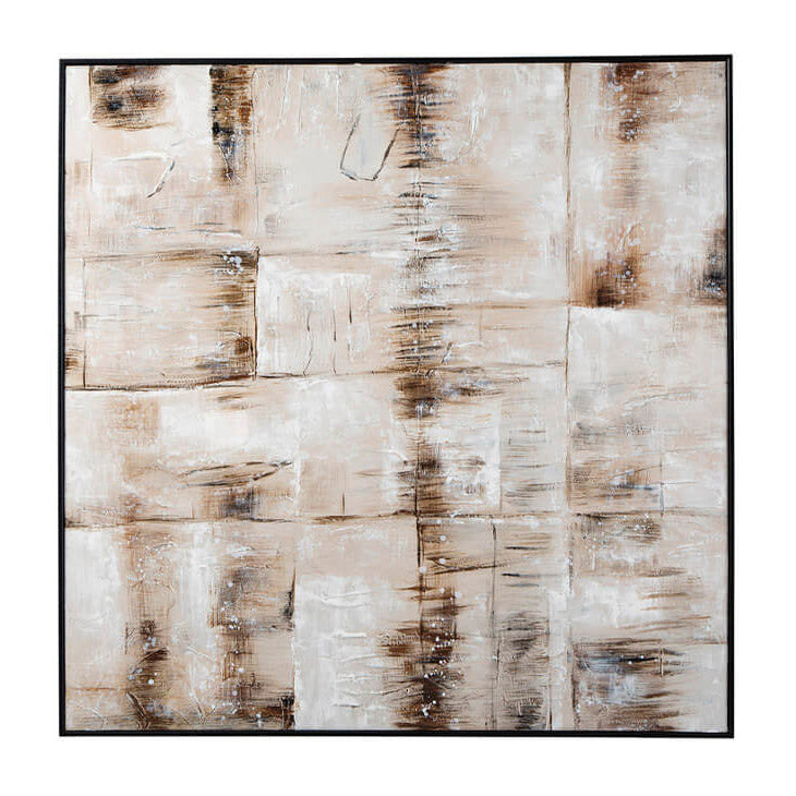 Modern Tan & Brown Wall Art