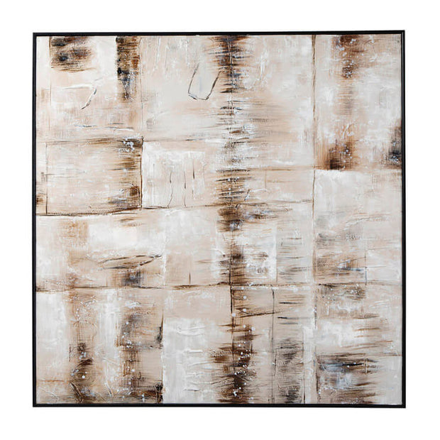 Modern Tan & Brown Wall Art