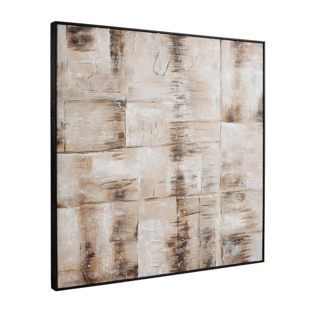 Modern Tan & Brown Wall Art