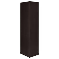 Modern Corner Cappuccino Bookcase