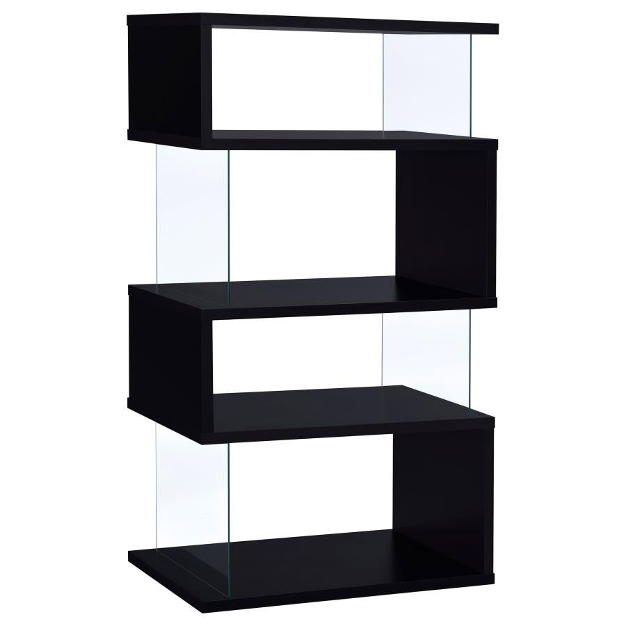 Glossy Zig-Zag Bookcase