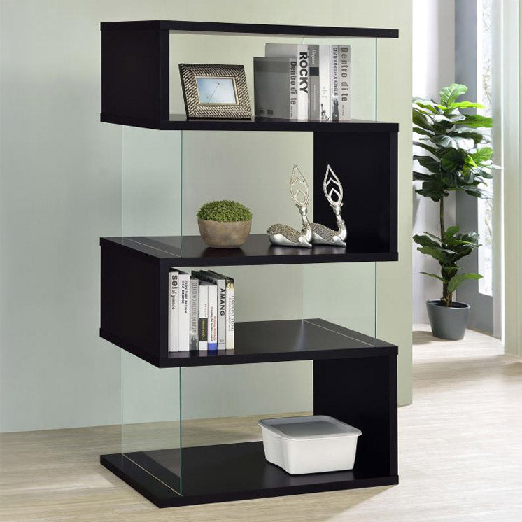 Glossy Zig-Zag Bookcase