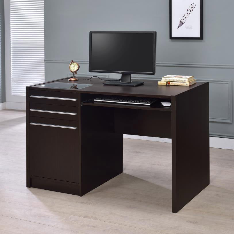 Modern Cappuccino Connect-It Desk