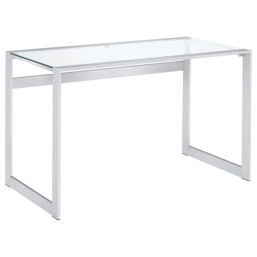 Contemporary Chrome Writing Desk