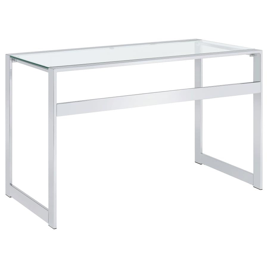 Contemporary Chrome Writing Desk