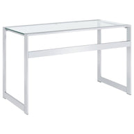 Contemporary Chrome Writing Desk