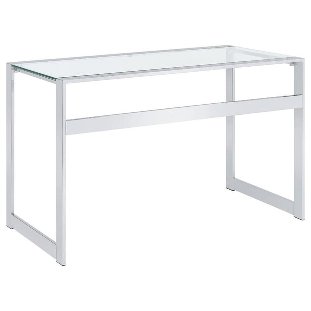 Contemporary Chrome Writing Desk