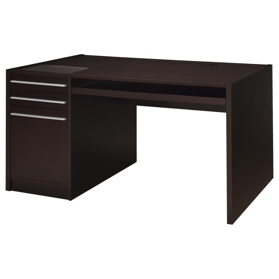 Modern Cappuccino Connect-It Desk