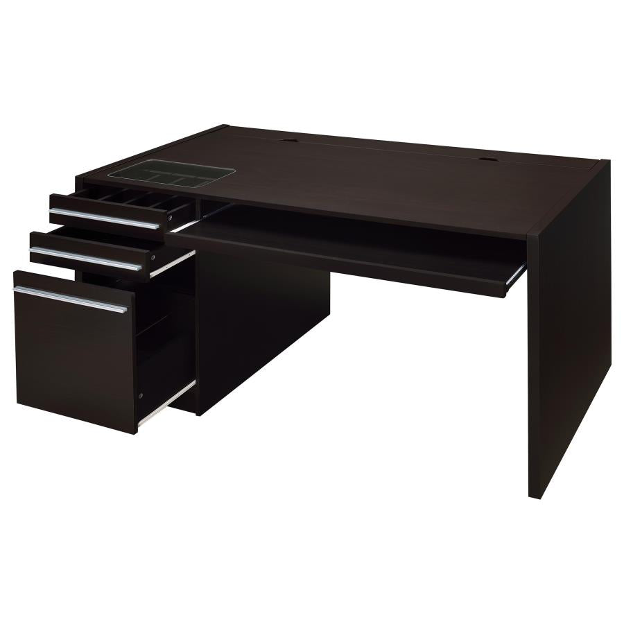 Modern Cappuccino Connect-It Desk