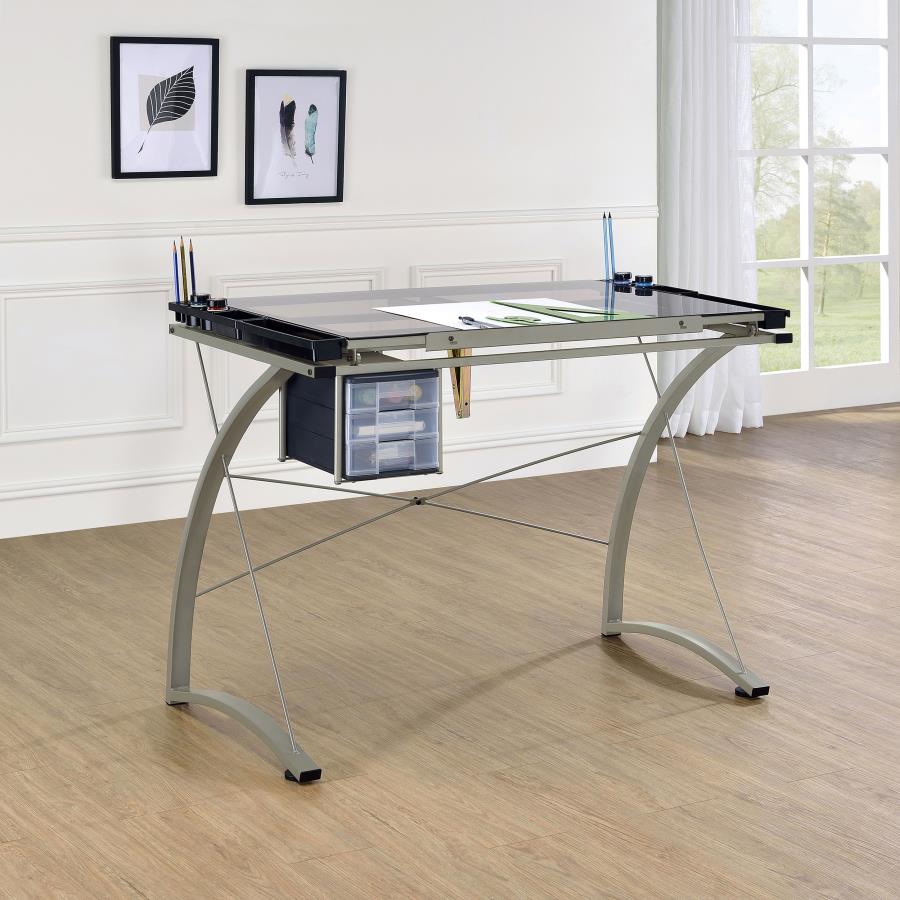 Modern Metal Drafting Desk